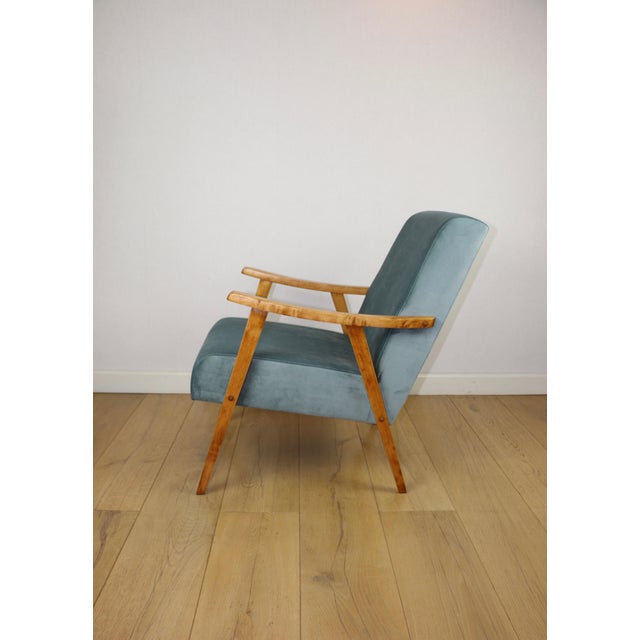 Vintage Light Blue Loft Lounge Chair, 1970s For Sale - Image 3 of 10