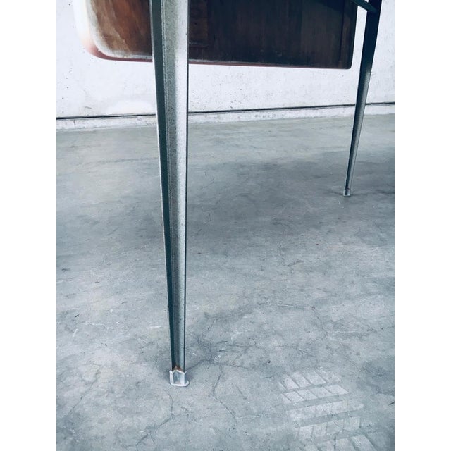 Vintage Mid-Century Dutch Industrial Design Desk by Wim Rietveld and Friso Kramer for Ahrend De Cirkel. Made in the...