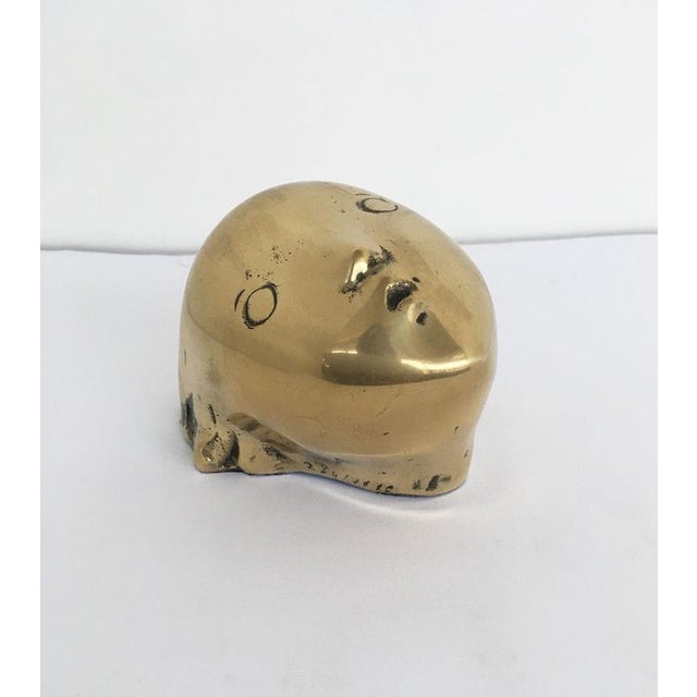 Vintage Italian Bronze Abstract Sculpture by Piero Perin, 1980 For Sale - Image 14 of 18