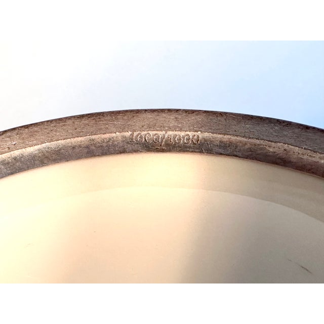 Art Deco Lidded Porcelain Vase with Exotic Bird Silver Overlay Decor from Rosenthal, Germany, 1932 For Sale - Image 17 of 18