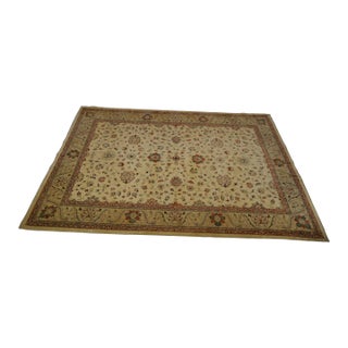 Hand Woven Vintage Approx. 11 X 15 Room Size Oriental Rug For Sale