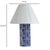 2020s Stamp Blue Pleated Table Lamp For Sale - Image 5 of 6