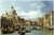 The Entrance to the Grand Canal, Venice by Canaletto, Vintage Art Print, 60" X 40" For Sale