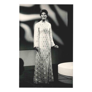 Unknown, Portrait of Dionne Warwick, 1970s, Gelatib Silver Print For Sale