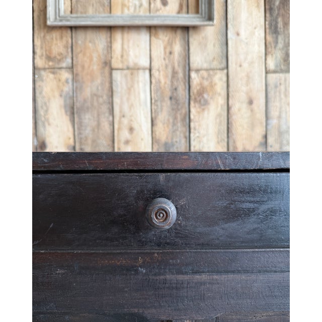Large Black Parisian Buffet, 1950s For Sale - Image 11 of 16