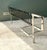 Chrome Vintage Chrome and Leather King Headboard After Mies Van Der Rohe For Sale - Image 8 of 15