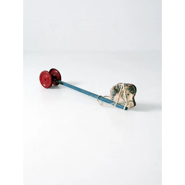 1940s Horse Pull Toy For Sale - Image 9 of 9
