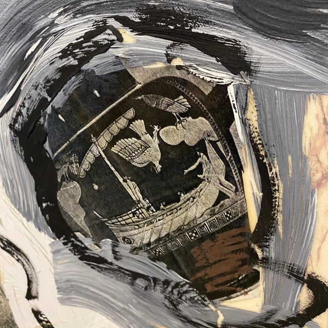 Sheila Elias, Oil Painting Photo Collage Assemblage Feminist Pop Art Miami Artist Sheila Elias, 1992 For Sale - Image 9 of 13