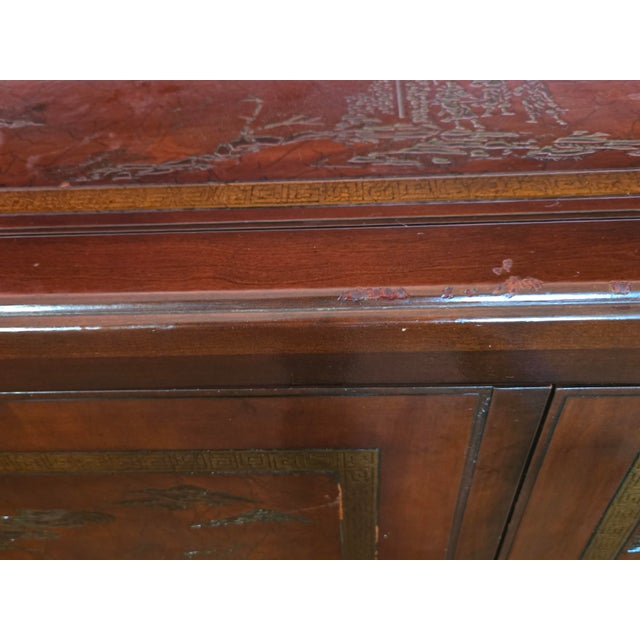Ming Treasures Vintage Credenza For Sale - Image 14 of 15