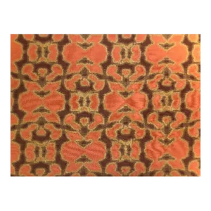 Donghia Higgins Burnt Orange Gold Brown Abstract Textured Water Resistant Upholstery Fabric