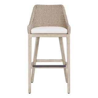 Paloma Outdoor Wicker Bar Stool For Sale