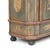 Folk Art Rustic Farmhouse Painted Bridal Cabinet, 1798 For Sale - Image 9 of 14