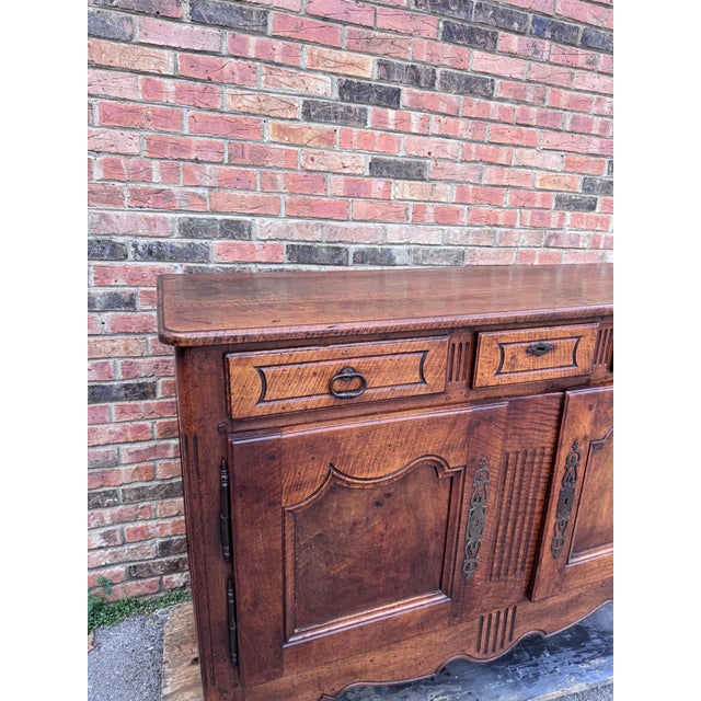 Wood Late 18th Century French Provincial Buffet For Sale - Image 7 of 15