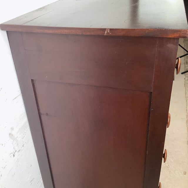 19th Century American Country Empire Four-Drawer Chest For Sale - Image 11 of 18