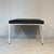 Original, untouched Mid-Century Modern early model 1305, wrought iron stool with thin black vinyl seat, designed by Paul...