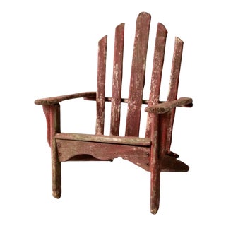 Vintage Children's Adirondack Chair For Sale