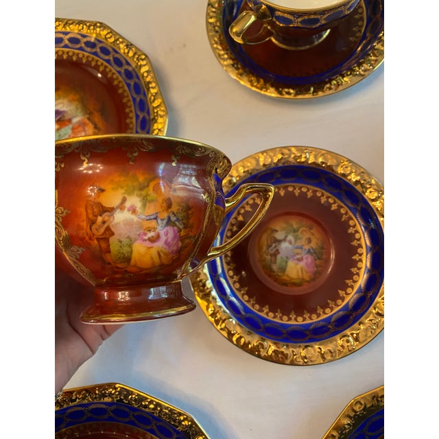 1930s Complete Rosenthal “Maria” Porcelain Tea Service – Selb Germany – 29 Pieces For Sale - Image 11 of 15