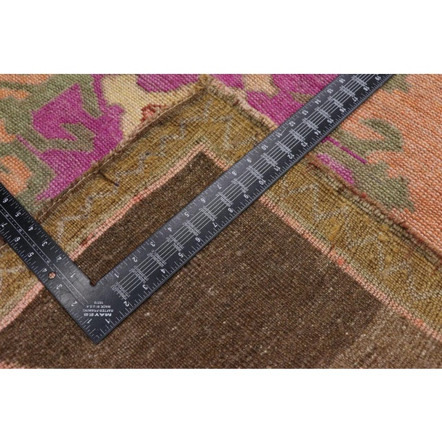 Late 20th Century Vintage Turkish Kars Runner Rug - 03'07 X 10'03 For Sale - Image 5 of 9