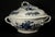 Late 18th Century First Period Worcester Porcelain Soup Tureen, Cover and Stand, Pine Cone Pattern, Blue and White For Sale - Image 10 of 16
