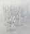 Hollywood Regency Vintage Handcut Laurel & Holly Juice Glasses- Set of Six For Sale - Image 3 of 11