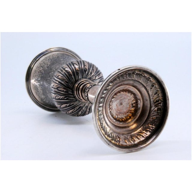 Metal Silver Chalice with Reliefs For Sale - Image 7 of 11