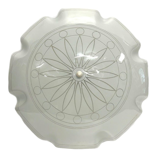 1960s Sunburst Flush Light For Sale