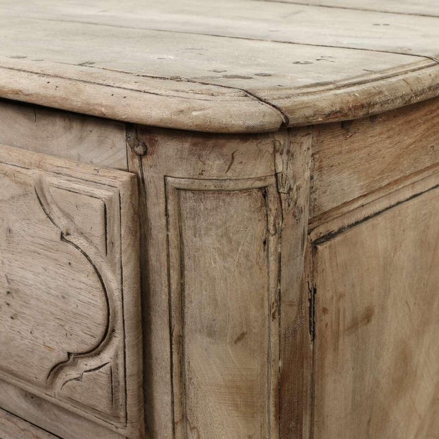 A Louis XV Style Oak Commode For Sale - Image 4 of 5