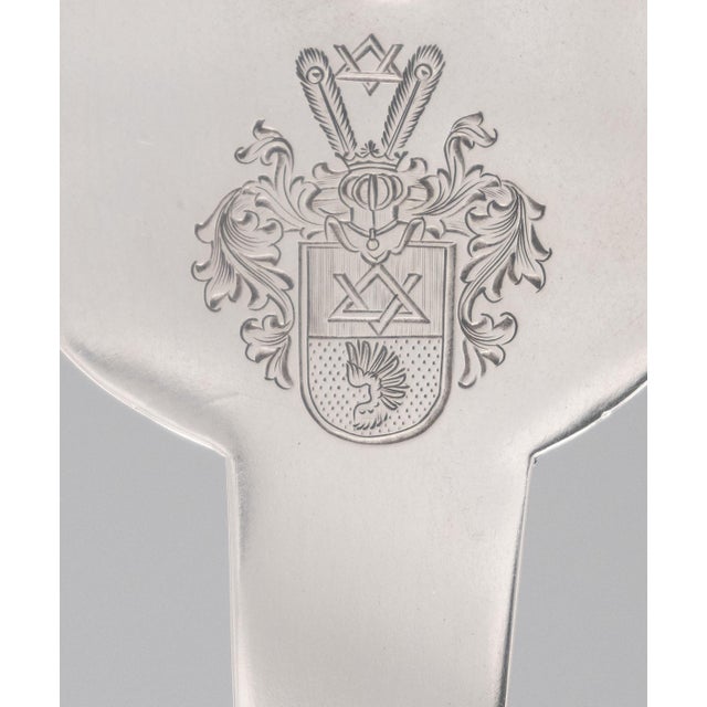 German Arts & Crafts 800 Silver & Glass Claret Jug from Schraeder Münster, 1900s For Sale - Image 9 of 14