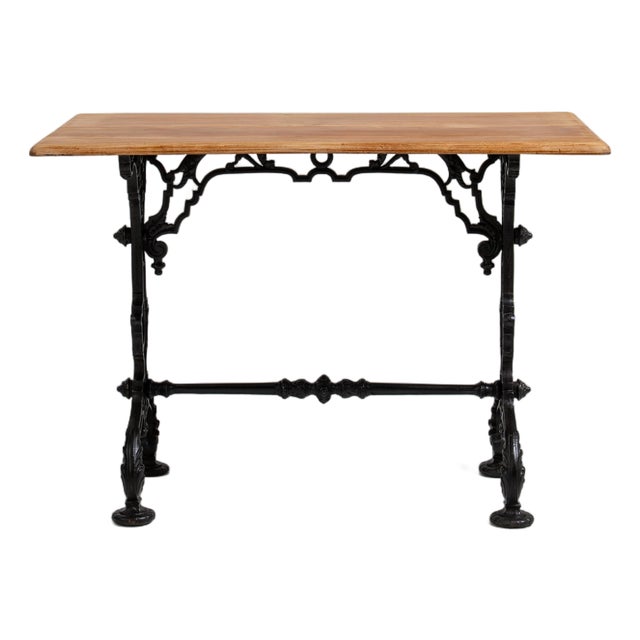 Cast Iron Bistro Table, Antique, France, Circa 1900 For Sale