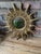 1960s French Style 17.25" Gilded Sunburst Wall Mirror For Sale - Image 12 of 18