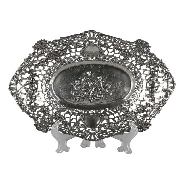 Decorative Silver Dish For Sale