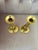 Metal Pair of Vintage Solid Brass Candlesticks Holders For Sale - Image 7 of 8