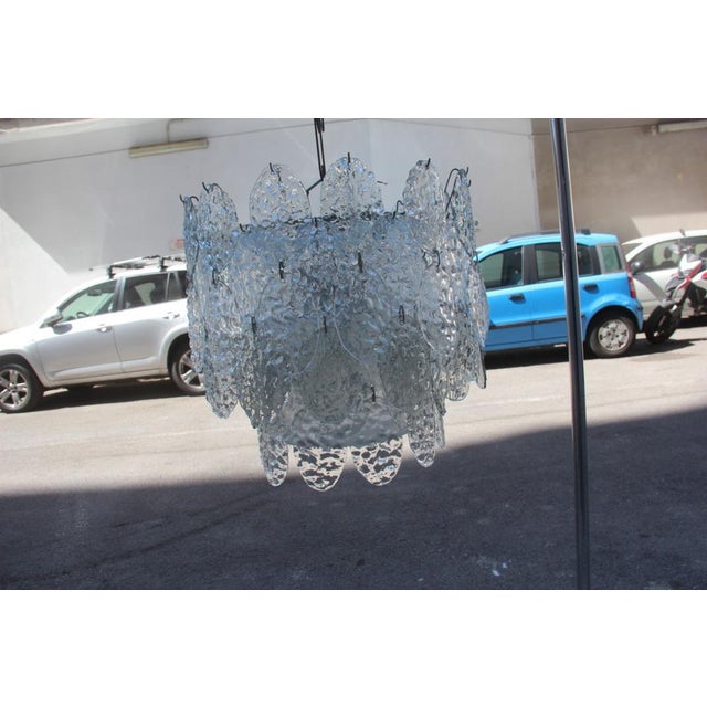 Murano Glass Pendant Light from Vistosi, 1960s For Sale - Image 11 of 13