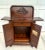 George Zee 1950's George Zee Chinese Chippendale Dry Bar Expanding Cabinet For Sale - Image 4 of 18