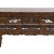 Wood Vintage Chinese Brown Wood Open Flower RuYi Carving Apron Altar Console Table For Sale - Image 7 of 10