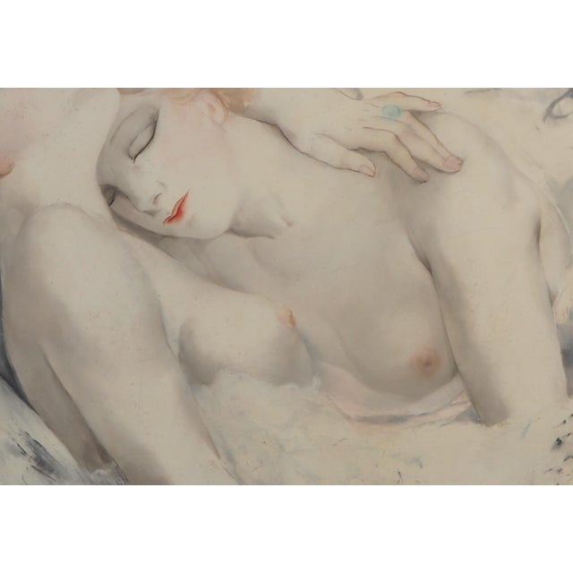 Micao Kono, Sleeping Ballerinas, Oil on Canvas For Sale - Image 5 of 8