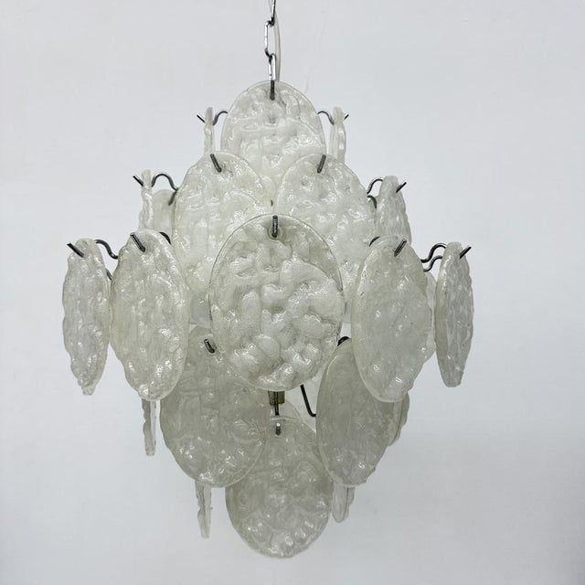Mid-Century Chandelier with Acrylic Glass Discs, 1970s For Sale - Image 17 of 18