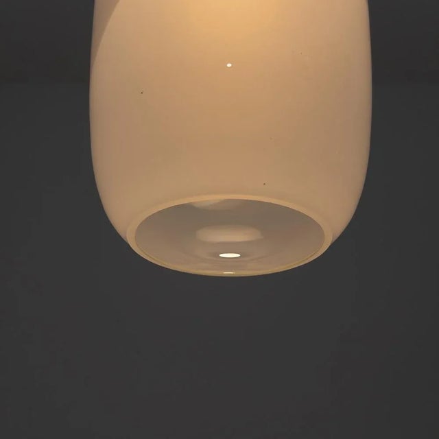 Metal Murano Glass Suspension Lamp, 1970s For Sale - Image 7 of 9