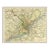 1910, Philadelphia City Map, Original Lithograph Map For Sale