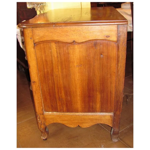 Wood Antique French Louis XV Walnut Commode Circa 1740 For Sale - Image 7 of 9