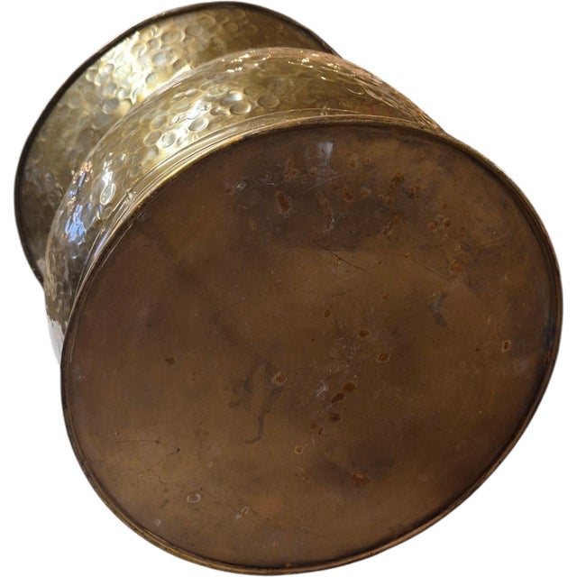 Victorian Brass Helmet Coal Scuttle and Kindling Bucket, 1880s For Sale - Image 4 of 4