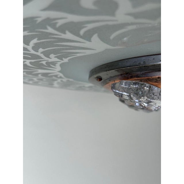 Art Deco Chandelier from Ezan, 1930s For Sale - Image 15 of 16