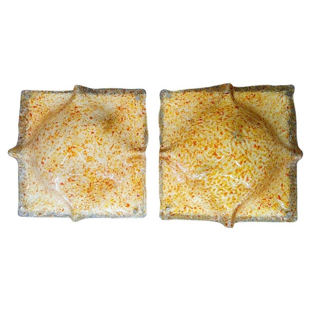 Murano Glass Wall Lights by Toni Zuccheri for Mazzega, 1970s, Set of 2 For Sale - Image 14 of 14