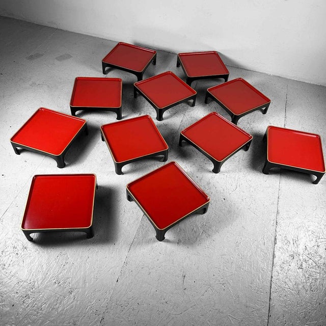 Vintage Japanese Serving Tables, 1920s, Set of 12 For Sale - Image 10 of 18