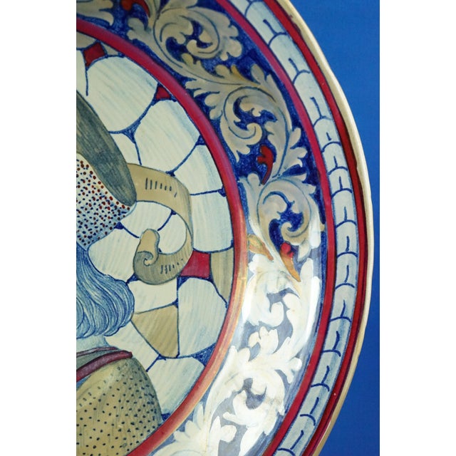 Large Ceramic Plate by Enzo Remigi for Gualdo Tadino, Italy, 1940s For Sale - Image 18 of 18