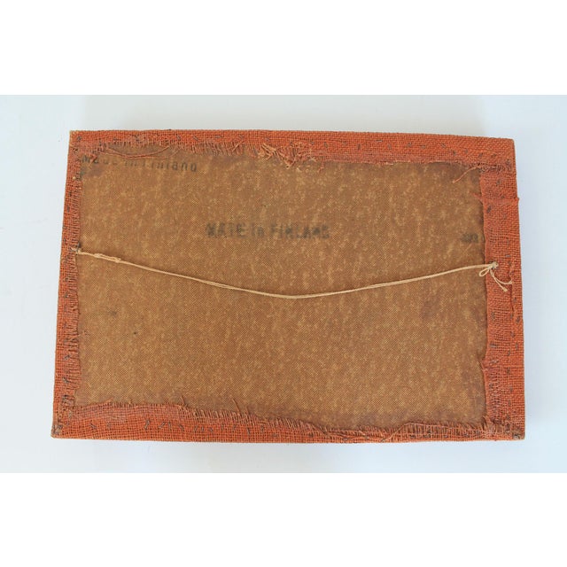 Wood Handmade Mid-Century Modern Mixed-Media Wood & Tile Wall Art For Sale - Image 7 of 7