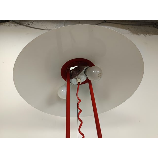 Vintage Red Floor Lamp, 1980s For Sale - Image 16 of 17