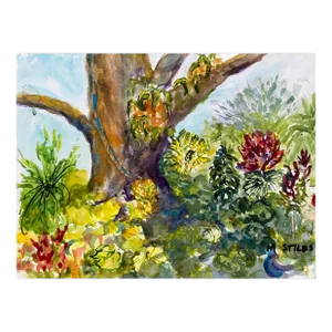 1980s Martha Stiles Landscape Watercolor