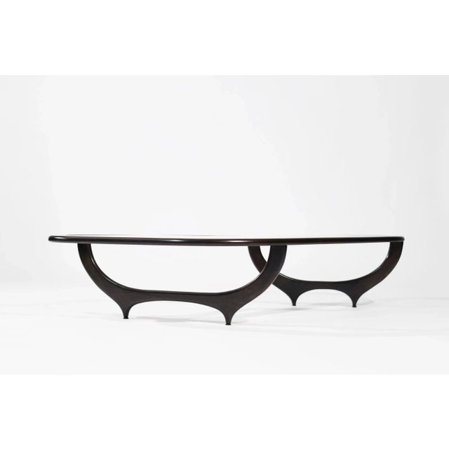 Contour Coffee Table in Espresso by Stamford Modern For Sale In New York - Image 6 of 16