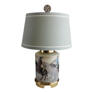 Tang Horseman Table Lamp With Han Gan Design For Sale